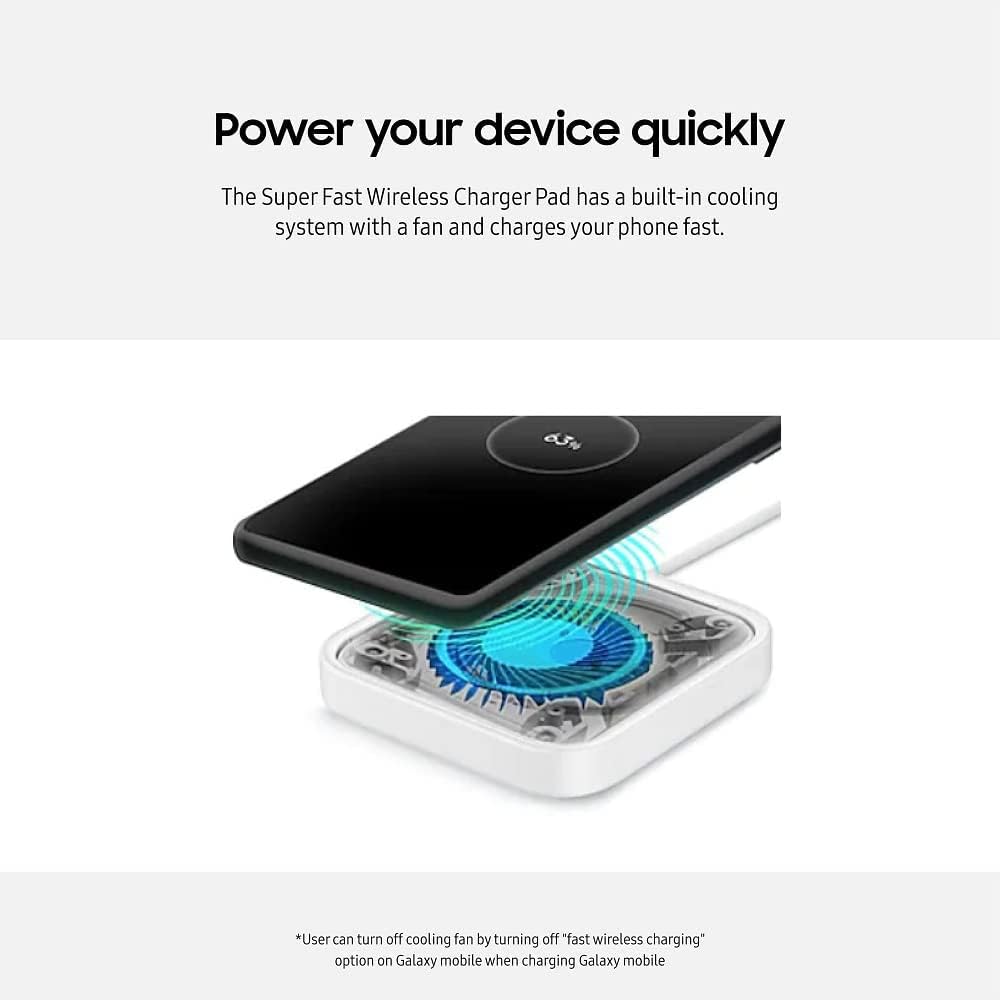 SAMSUNG Super Fast Wireless Charger 15W EP-P2400BBEGWW