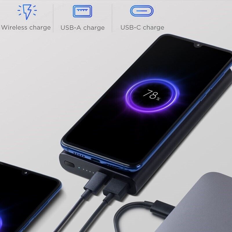 MI POWER BANK 10K WIRLESS C-C